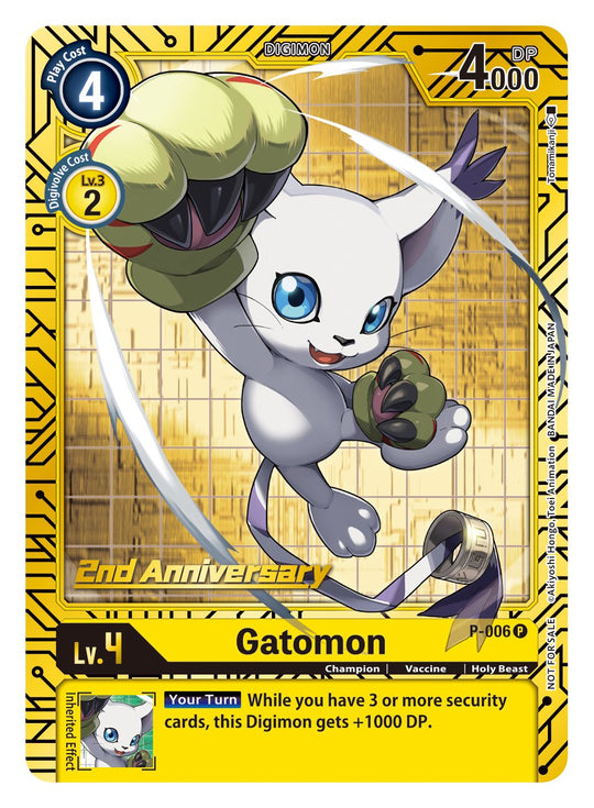 P-006 P, Gatomon (2nd Anniversary Reprint)