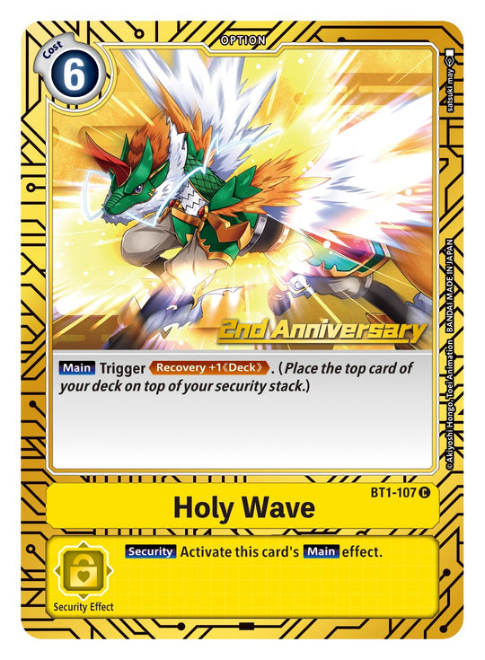 BT01-107 C Holy Wave (2nd Anniversary Reprint)