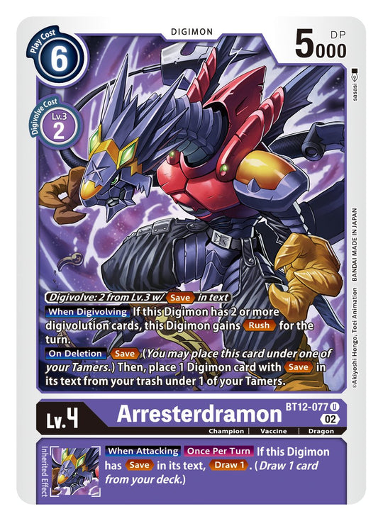 BT12-077, UC, Arresterdramon