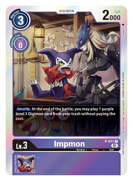 P-071, BOX, Impmon (Box Topper)