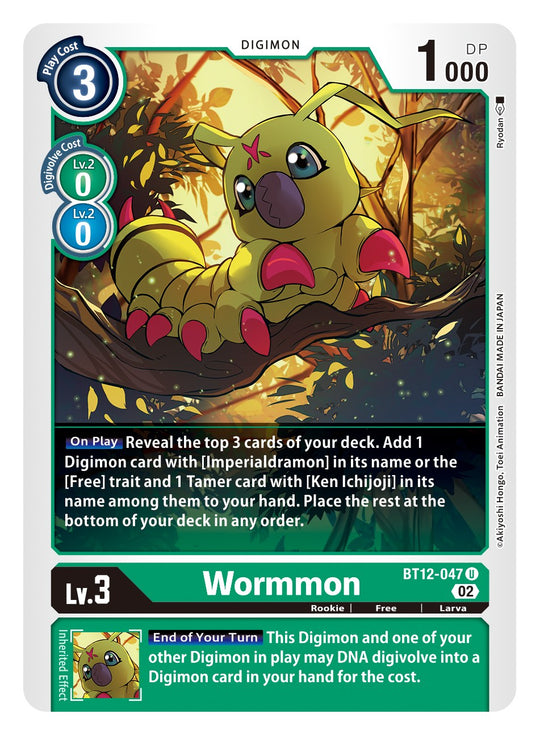 BT12-047, UC, Wormmon