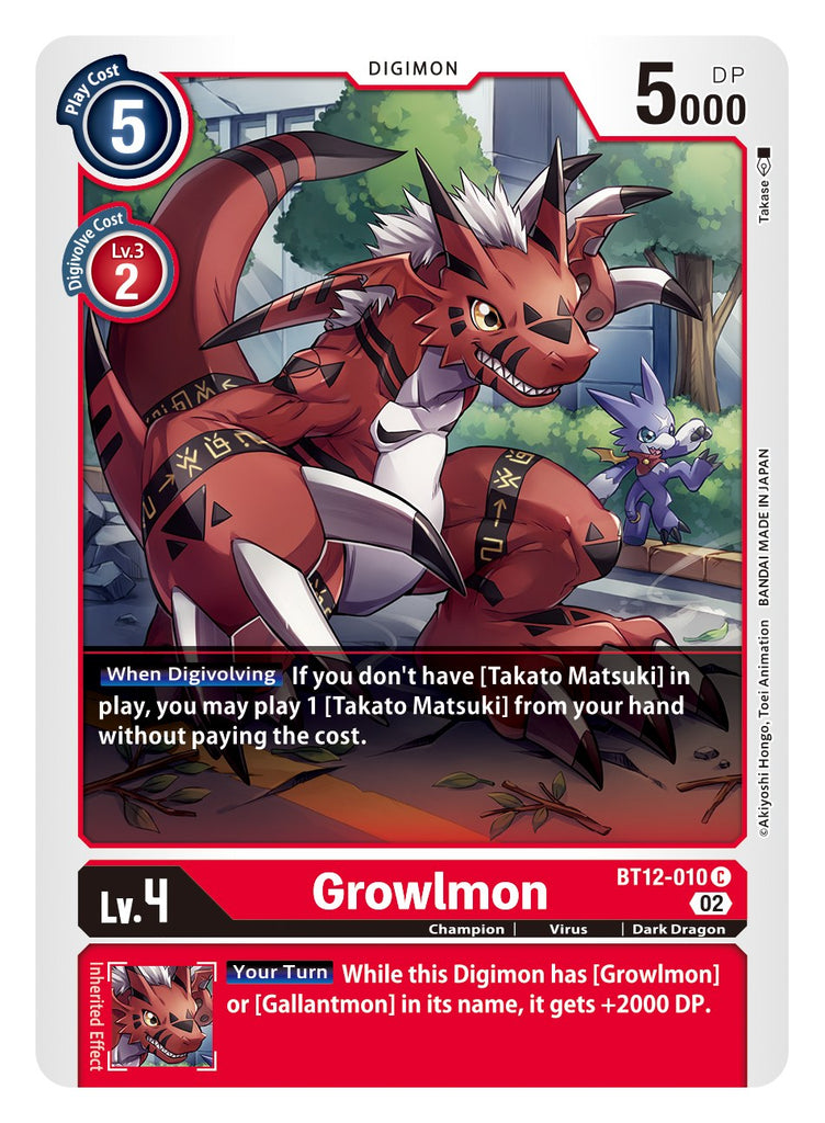 BT12-010, C, Growlmon