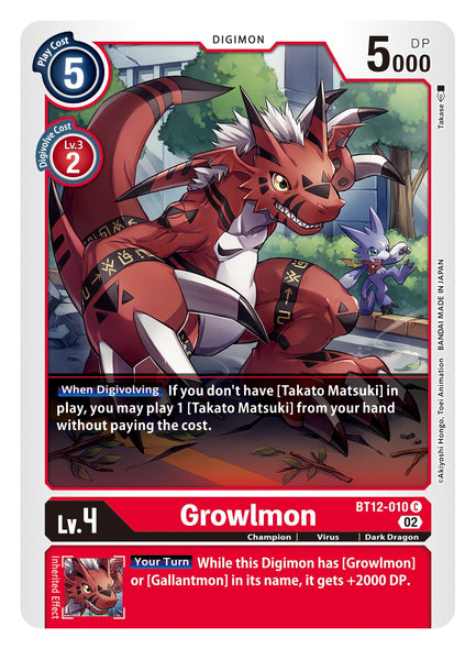 BT12-010, C, Growlmon
