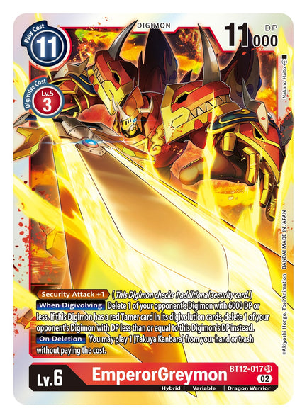 BT12-017, SR, EmperorGreymon