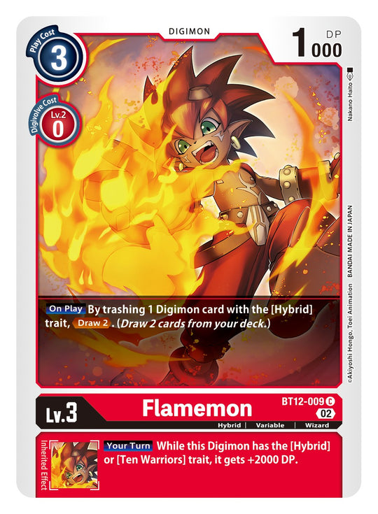 BT12-009, C, Flamemon
