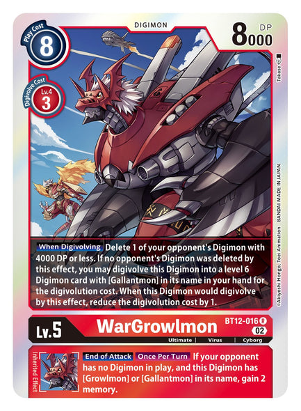 BT12-016, R, WarGrowlmon