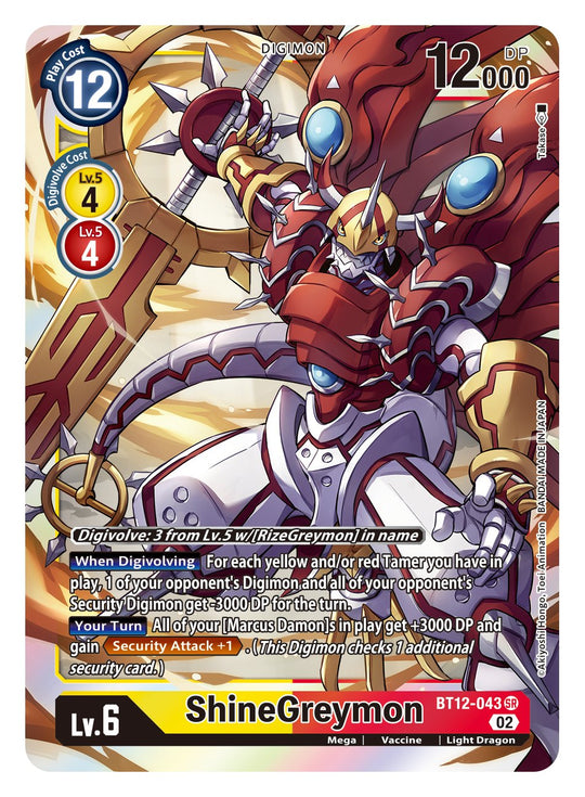 BT12-043, SR, ShineGreymon