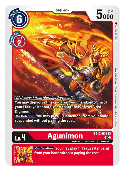 BT12-012, UC, Agunimon