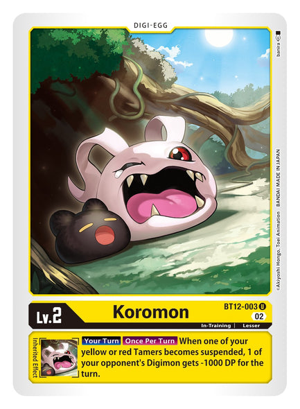 BT12-003, UC, Koromon