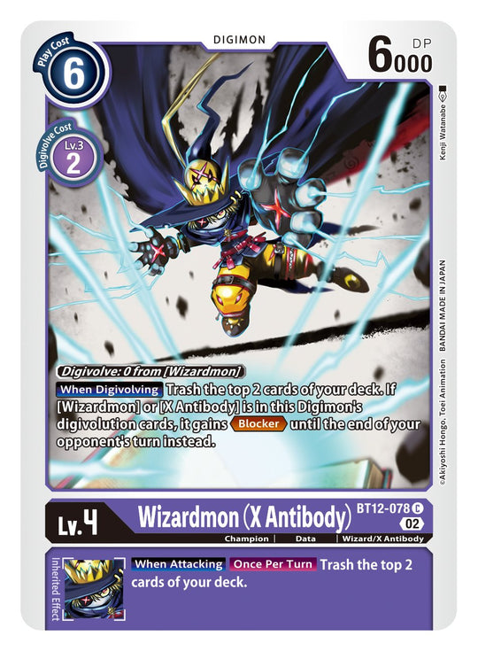 BT12-078, C, Wizardmon (X Antibody)