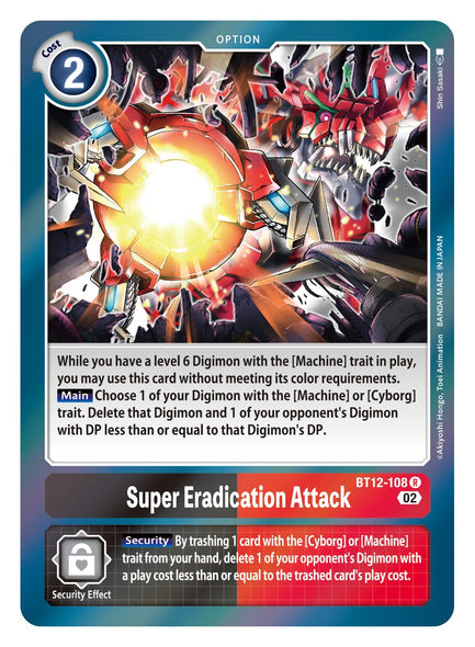 BT12-108, R, Super Eradication Attack