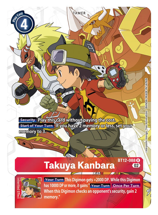 BT12-088, R, Takuya Kanbara (Alternate Art)