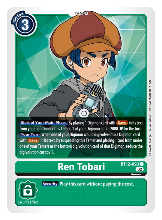 BT12-093, UC, Ren Tobari
