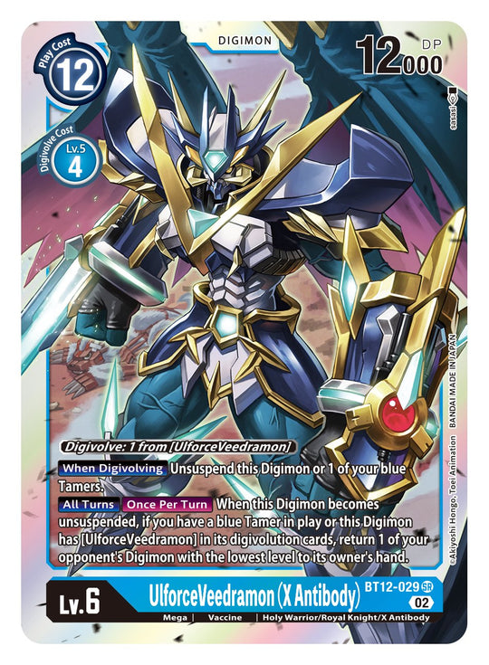 BT12-029, SR, UlforceVeedramon (X Antibody)