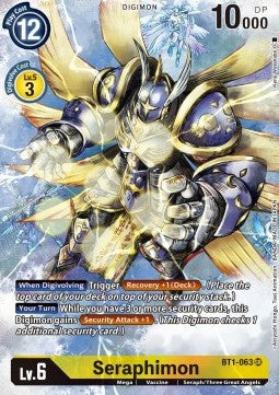 BT01-063 SR Seraphimon (Reprint)