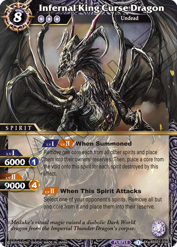 BSS01-034, X, Infernal King Curse Dragon