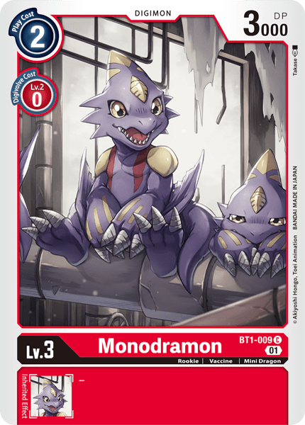BT01-009 C, Monodramon - BT1-009 (ST7 Reprint)