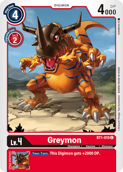 BT01-015 U Greymon - BT1-015