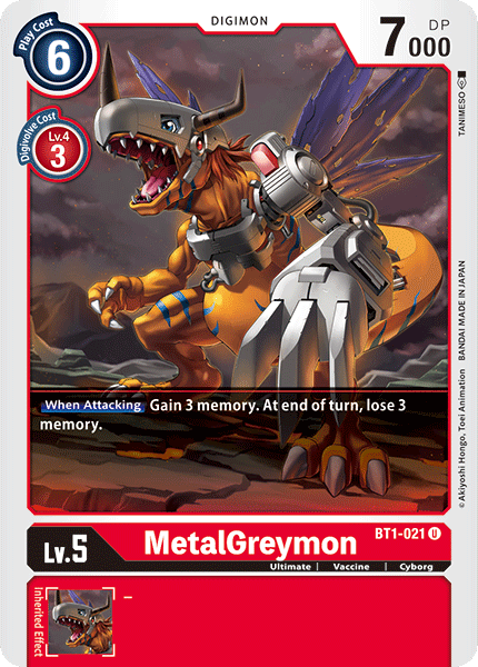 BT01-021 U MetalGreymon - BT1-021