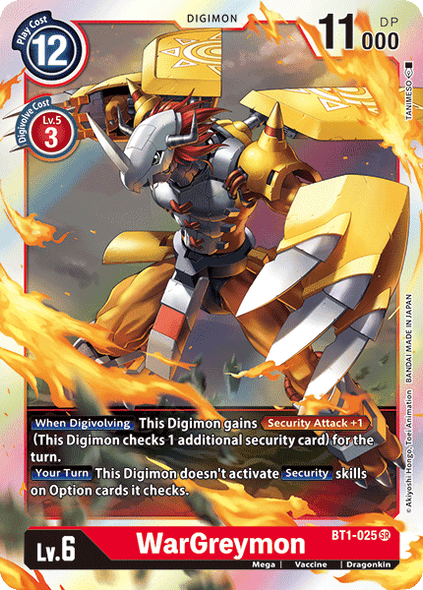 BT01-025 SR WarGreymon