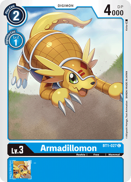 BT01-027 C Armadillomon - BT1-027