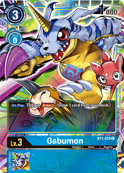 BT01-029 R Gabumon - BT1-029 (Box Topper)