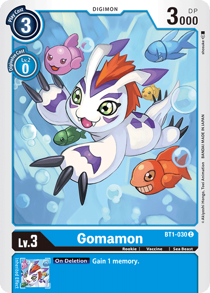 BT01-030 C Gomamon - BT1-030