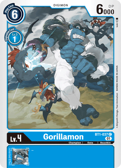 BT01-037 C, Gorillamon - BT1-037 (ST8 Reprint)
