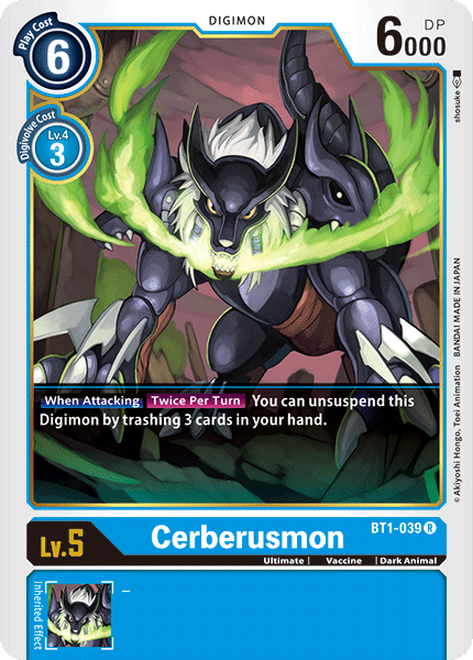 BT01-039 R Cerberusmon