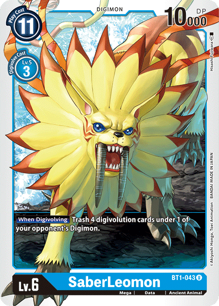 BT01-043 U SaberLeomon