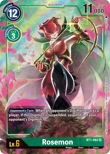 BT01-082 SR Rosemon (Alternate Art)