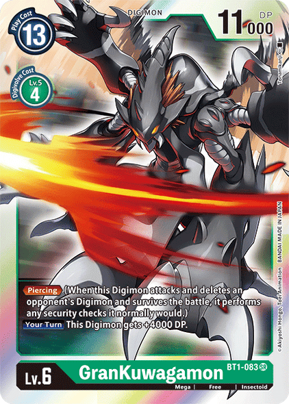 BT01-083 SR GranKuwagamon