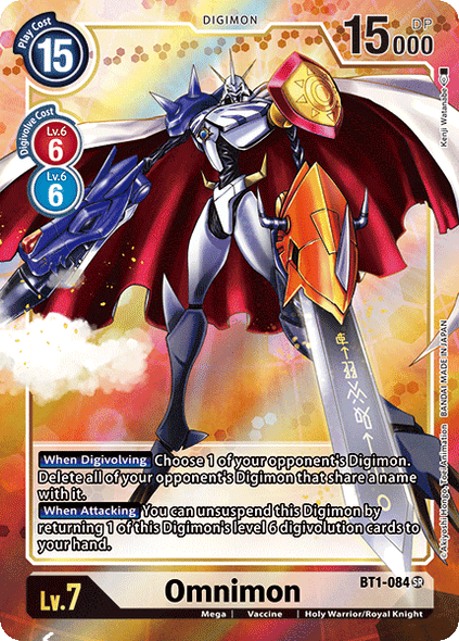 BT01-084 SR Omnimon (Alternate Art)