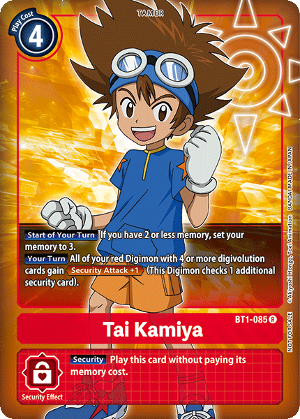 BT01-085 R Tai Kamiya - BT1-085 (Box Topper)