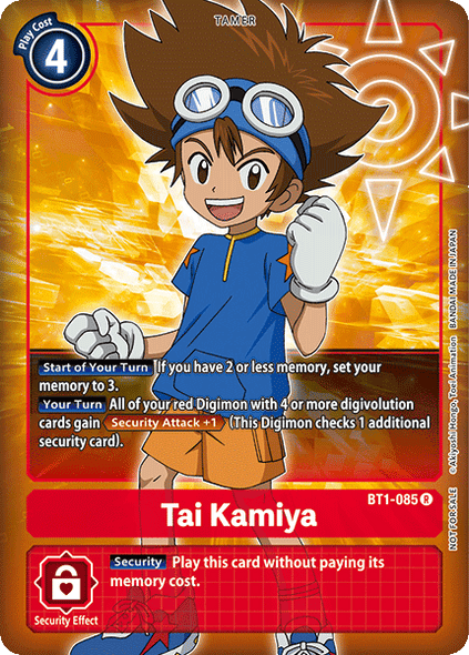 BT01-085 R Tai Kamiya - BT1-085 (Box Topper)