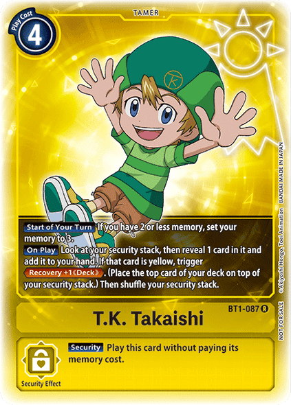 BT01-087 R T.K. Takaishi (Box Topper)