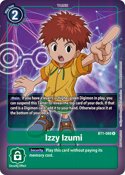 BT01-088 R Izzy Izumi (Box Topper)
