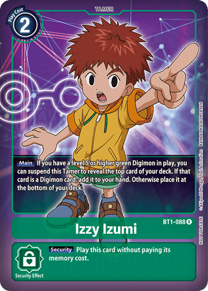 BT01-088 R Izzy Izumi (Box Topper)