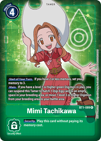 BT01-089 R Mimi Tachikawa (Box Topper)