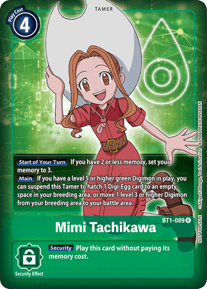 BT01-089 R Mimi Tachikawa (Box Topper)