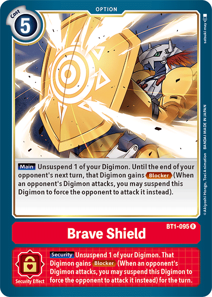 BT01-095 R Brave Shield