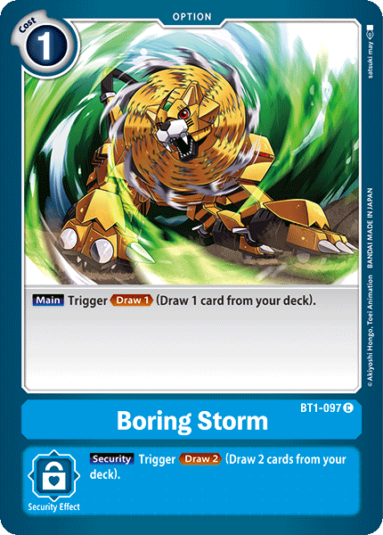 BT1-097 C Boring Storm