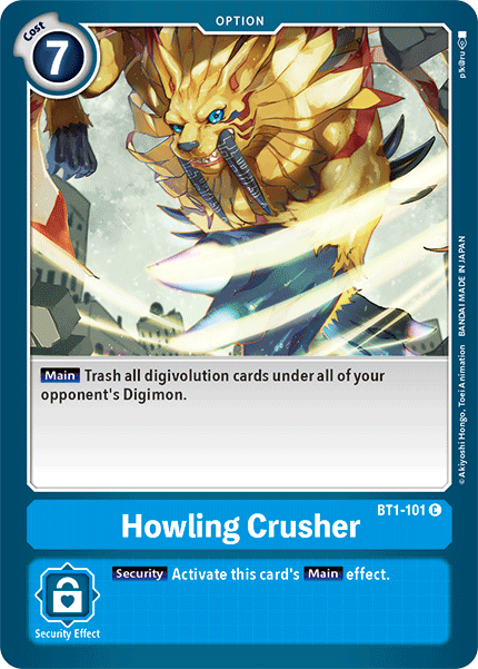 BT01-101 C Howling Crusher