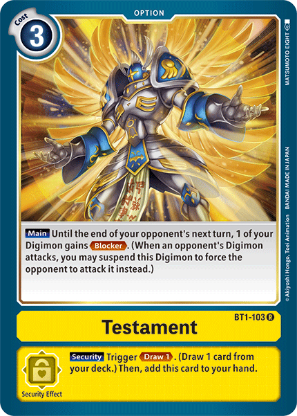 BT01-103 R Testament
