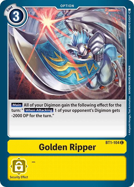 BT01-104 C Golden Ripper
