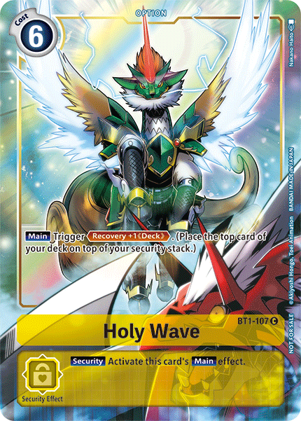 BT01-107 C Holy Wave (Box Topper)