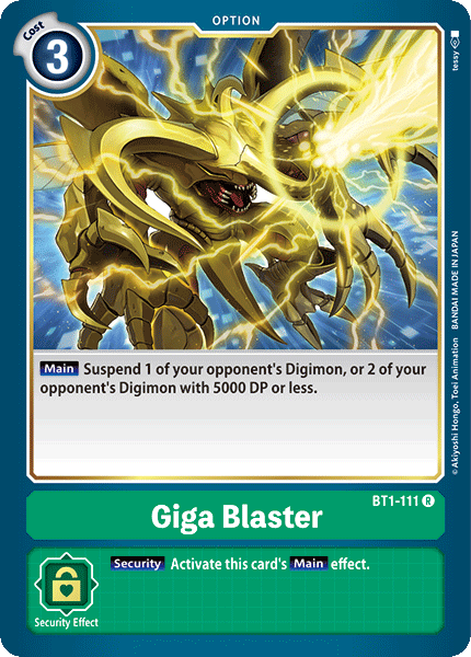 BT01-111 R Giga Blaster