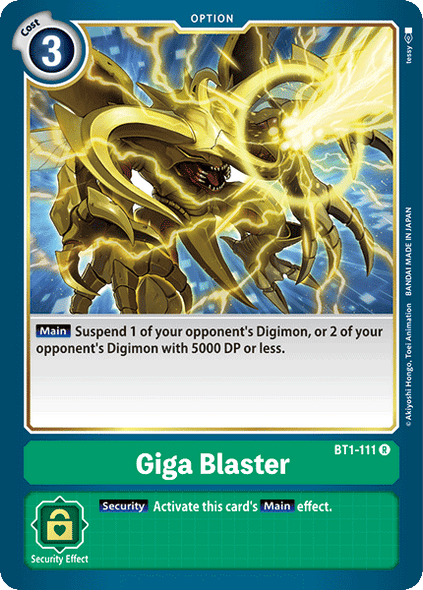 BT01-111 R Giga Blaster
