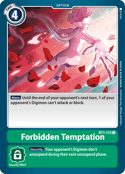 BT01-113 C Forbidden Temptation