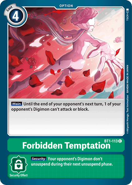 BT01-113 C Forbidden Temptation